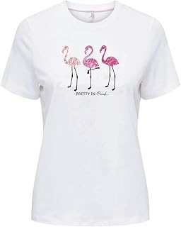 Only Onlkita Life S/S Tee CS Jrs Onlkita Life S/S Tee CS Jrs Women's (Pack of 1)