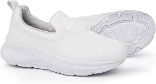 Hawkwell Women's Slip On Arch Support Nursing Shoes Comfortable Lightweight Slip Resistant Work Shoes