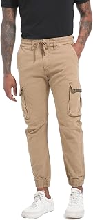 DON JOHNSON Men's Cargo Trousers with 6 Pockets Casual Trousers