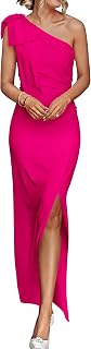PRETTYGARDEN Women's One Shoulder Cocktail Maxi Dresses