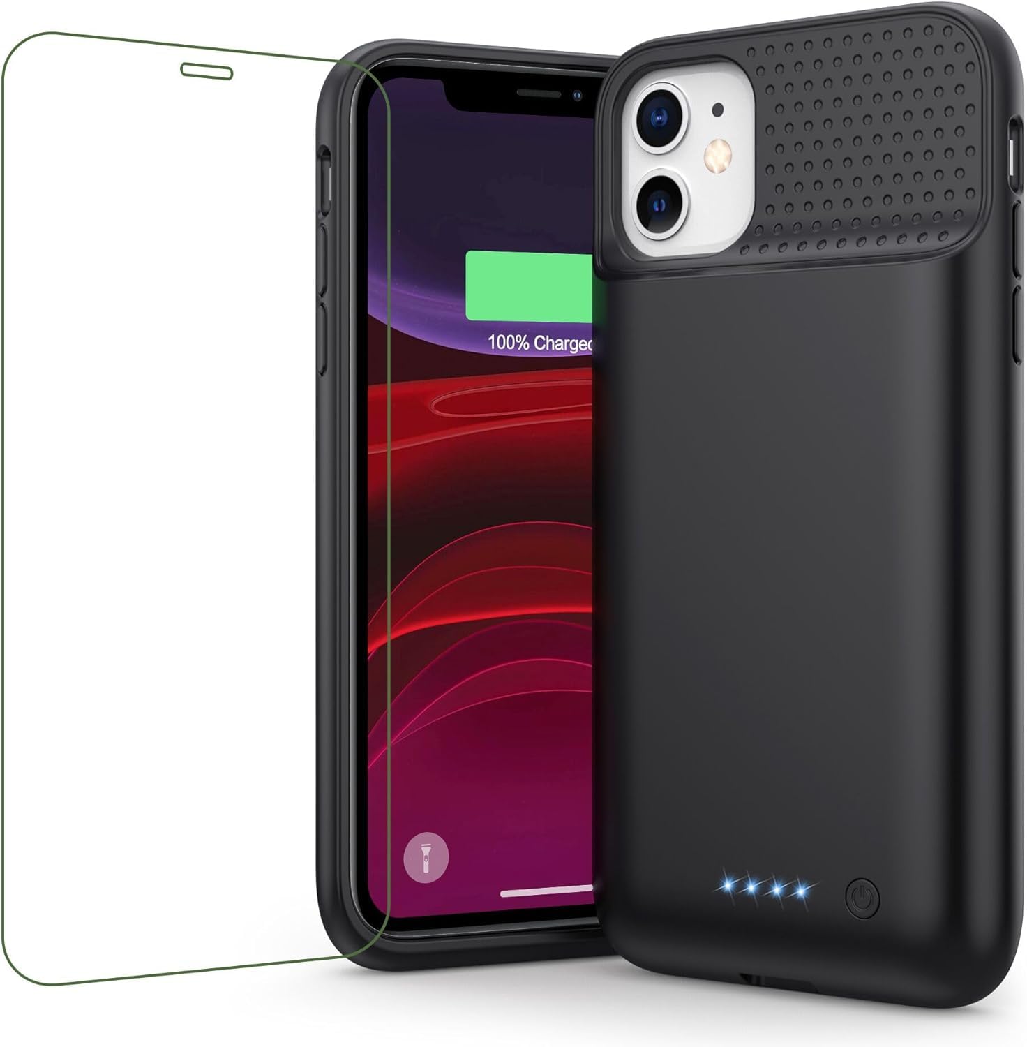 Feob Battery Case for iPhone 11/XR,[2026 Upgraded] 7500mAh Ultra-Slim Portable E