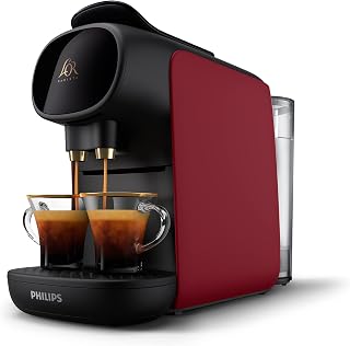 PHILIPS L'OR Barista Sublime, Pod Coffee Machine, Dual Spout, 19 bars, Red