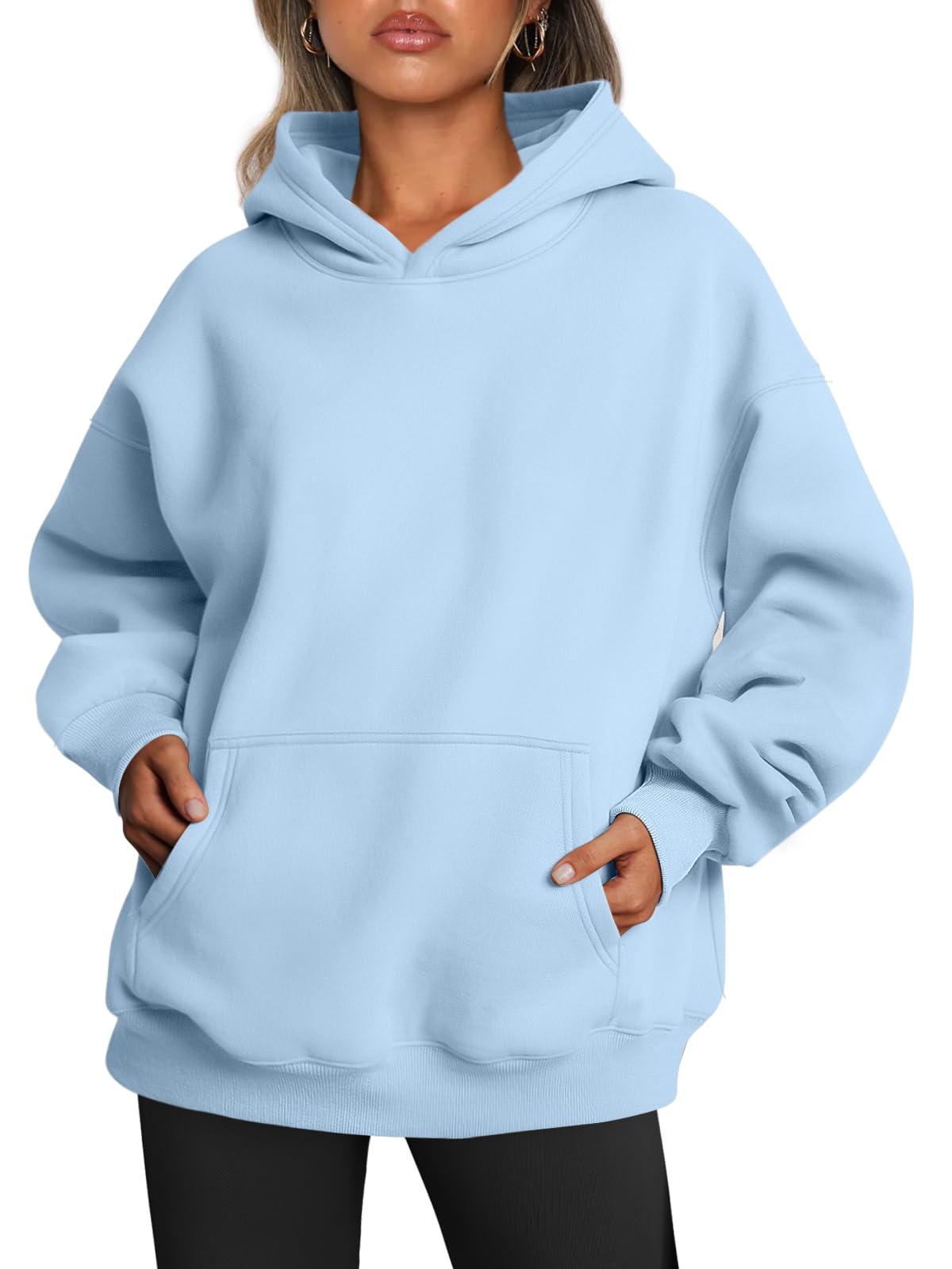 Trendy Queen Women Oversized Hoodie Fleece Sweatshirt Autumn Fashion Pullover Sw