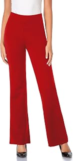 Tapata Women Dress Pants 28"/30"/32"/34" High Waist Stretchy Bootcut Pants Tall, Petite, Regular for Office Business Casual