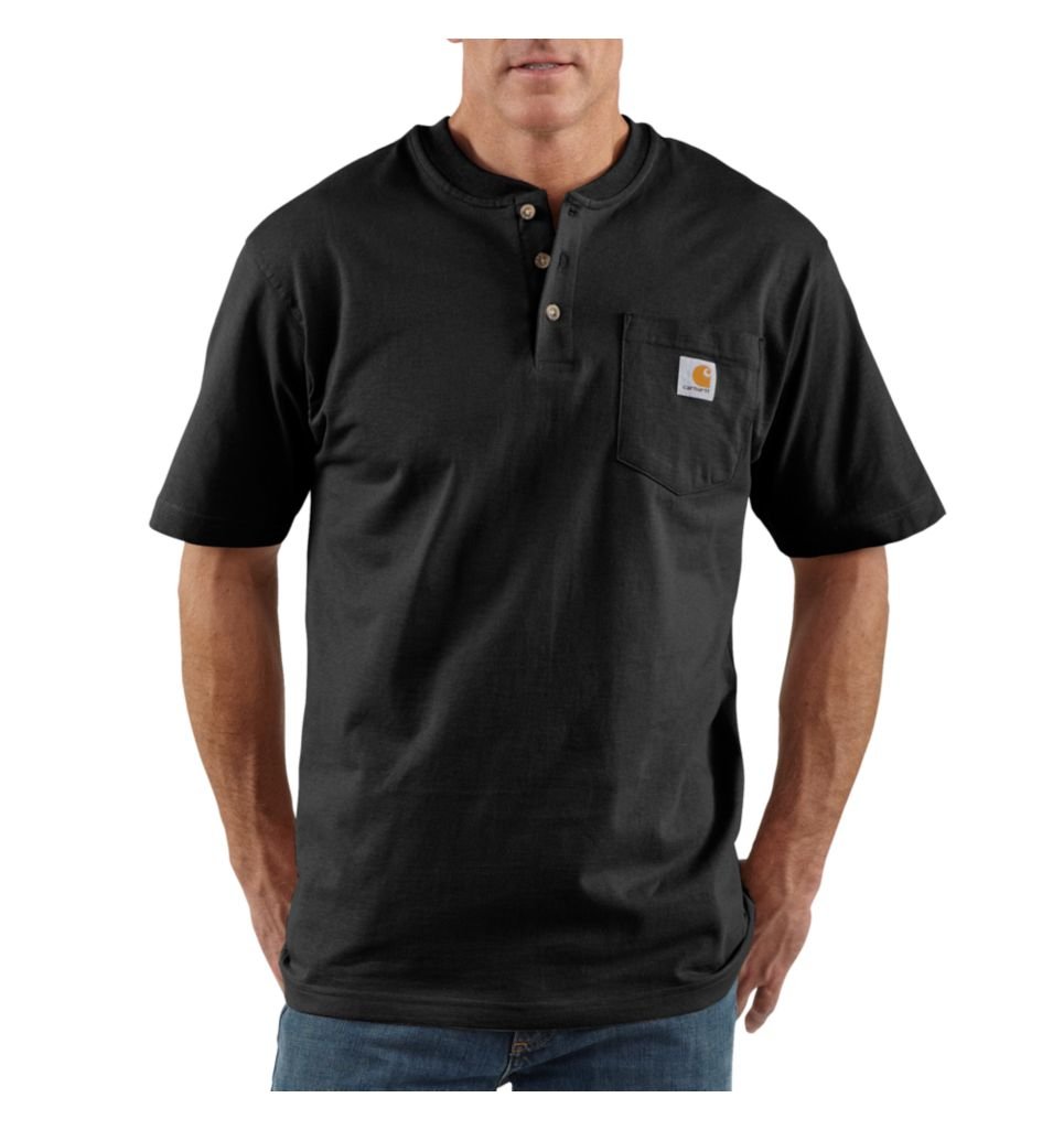 Carhartt Men's Workwear Pocket Henley Shirt (Regular and Big & Tall Sizes)