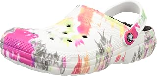 Crocs Classic Lined Tie-Dye Clog, Unisex Adult Clogs