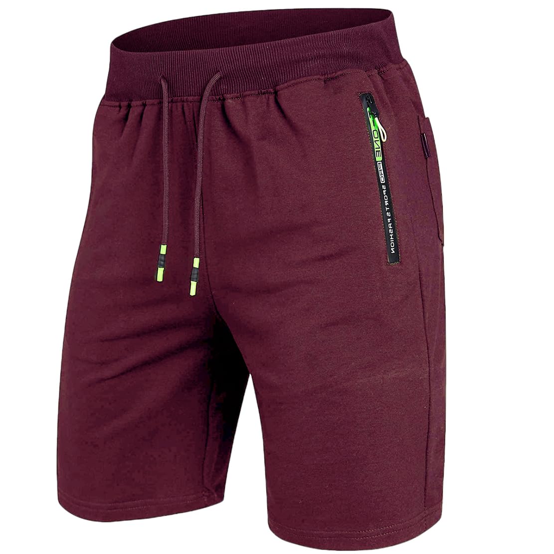 ZOXOZ Shorts for Men Sport with Zipper Cotton Shorts