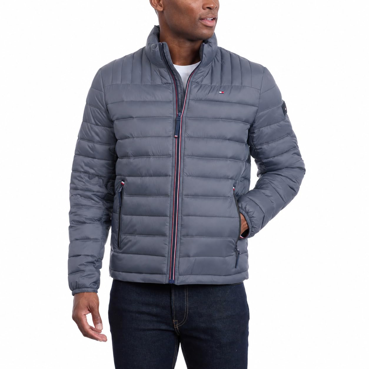 Tommy Hilfiger Men's Ultra Loft Lightweight Packable Puffer Jacket (Standard and