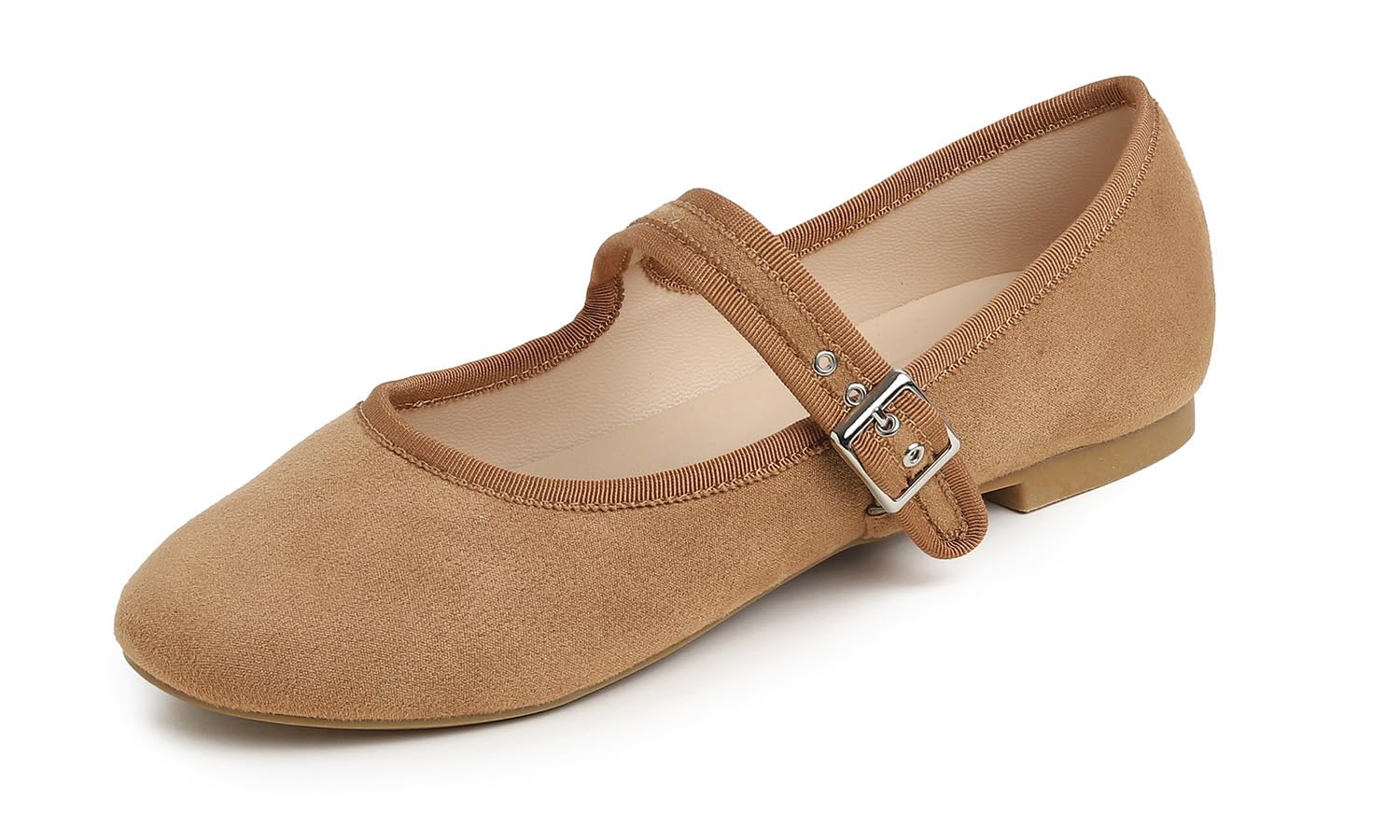 Feversole Women's Soft Cushion Extra Padded Mary Jane Classic Flat Shoes for Wom