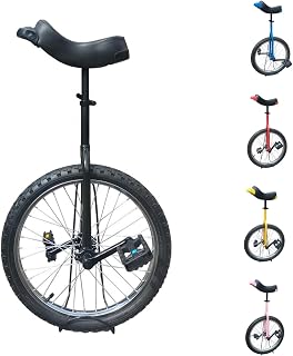 TCUDCKI Unicycle for Adults Adjustable Seat with Unicycle Stand for Fun Fitness Exercises Balance Training Circus Performances