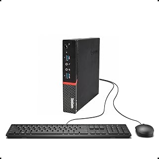 Lenovo Think Center M700 Tiny Desktop PC, Intel Quad Core I5-6500T 2.5GHz up to 3.1G, 8G, 240G SSD, WiFi, BT 4.0, HDMI, USB 3.0, DP Port, W10P64 (Renewed)