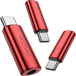 MOSWAG Cable USB-C a 3.5mm Audio DAC Nylon