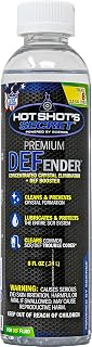 Hot Shot's Secret Premium DEFender DEF Treatment Additive, 8 oz | Treats 20 gallons. Helps prevent DEF crystal buildup and keeps DEF systems clean.