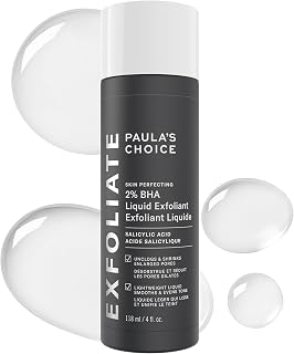 Paula's Choice SKIN PERFECTING 2% BHA Exfoliant, 118 mL Full Size | Daily Gentle Salicylic Acid Facial Exfoliator for Blackheads, Large Pores, Wrinkles & Fine Lines, Fragrance-Free