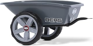 BERG Trailer M for Reppy Go-Kart with Towing Hitch Grey