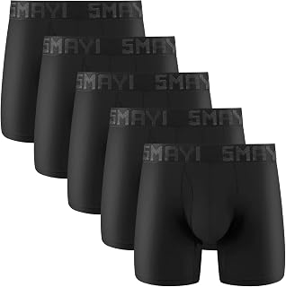 5Mayi Boxer da uomo, biancheria intima, boxer da uomo, set, boxer, lunghi, sport, biancheria intima, allenamento, set da 3/5 pezzi, boxer alla moda, M, L, LL, 3L, 3L, assorbimento del sudore, rapido