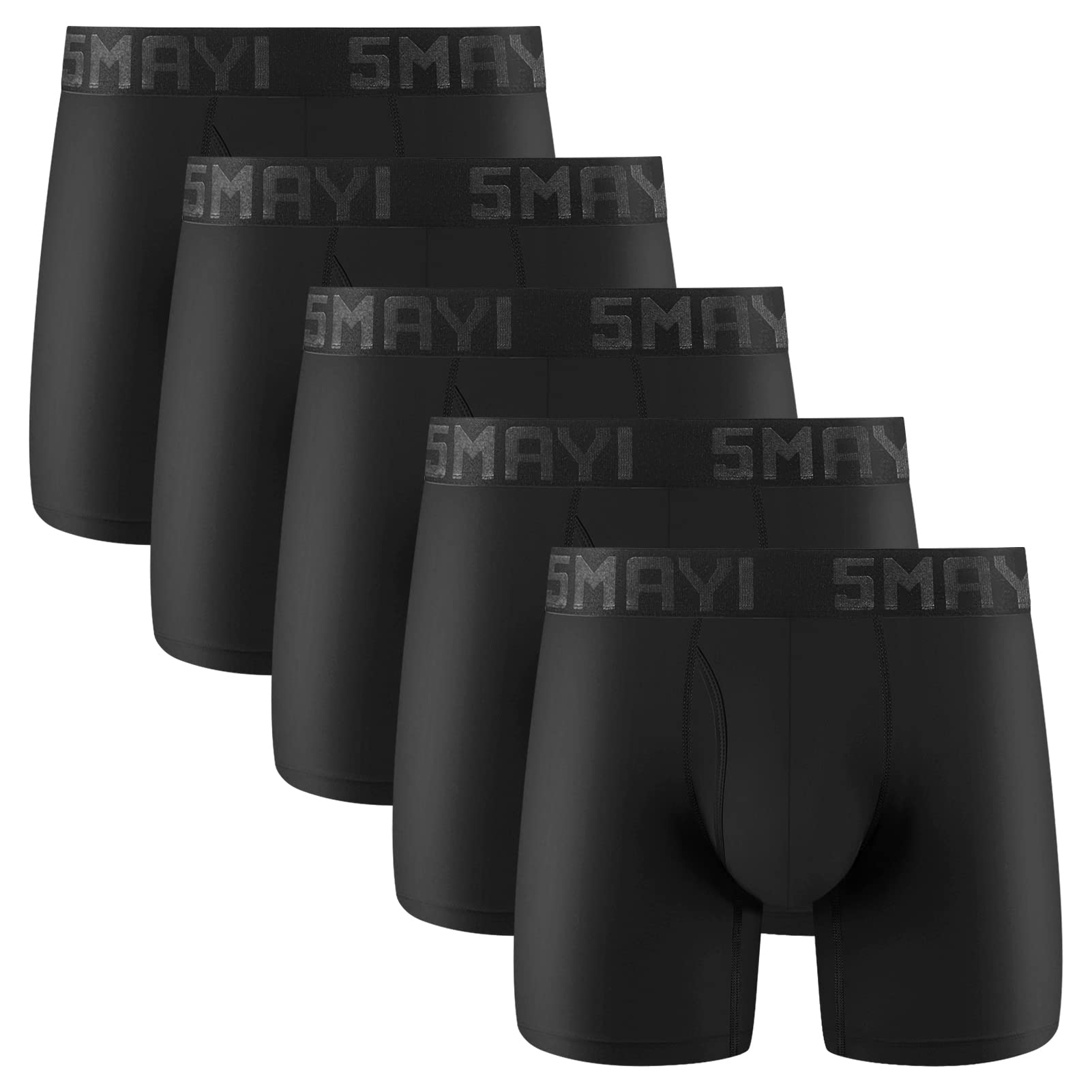 5Mayi Boxer da uomo, biancheria intima, boxer da uomo, set, boxer, lunghi, sport