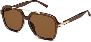 SOJOS Trendy Polarized Aviator Sunglasses for Women Men, 70s 80s Retro Square Aviators Sun Glasses SJ2672