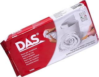 DAS White 1 kg Air Hardening Modelling Clay Non Bake | For Professional Clay Users & Hobbyists