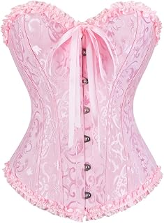 frawirshau Women's Overbust Costume Corset Renaissance Victorian