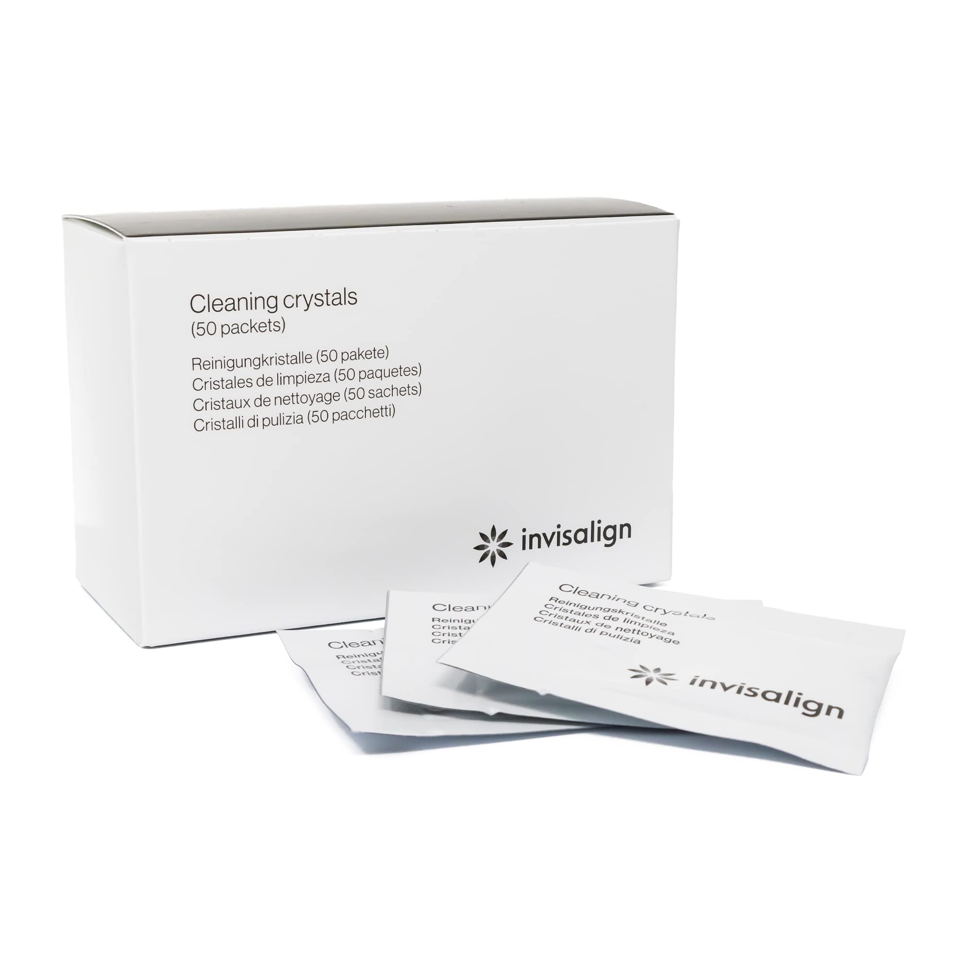 INVISALIGN Cleaning Crystals | Aligner and Retainer Cleaner | 50 Packets