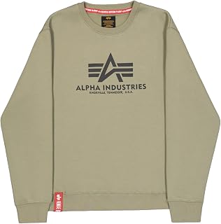 ALPHA INDUSTRIES Men's Basic Hoody Neon Print Hooded Sweat for Men Hooded Sweatshirt (pack of 1)
