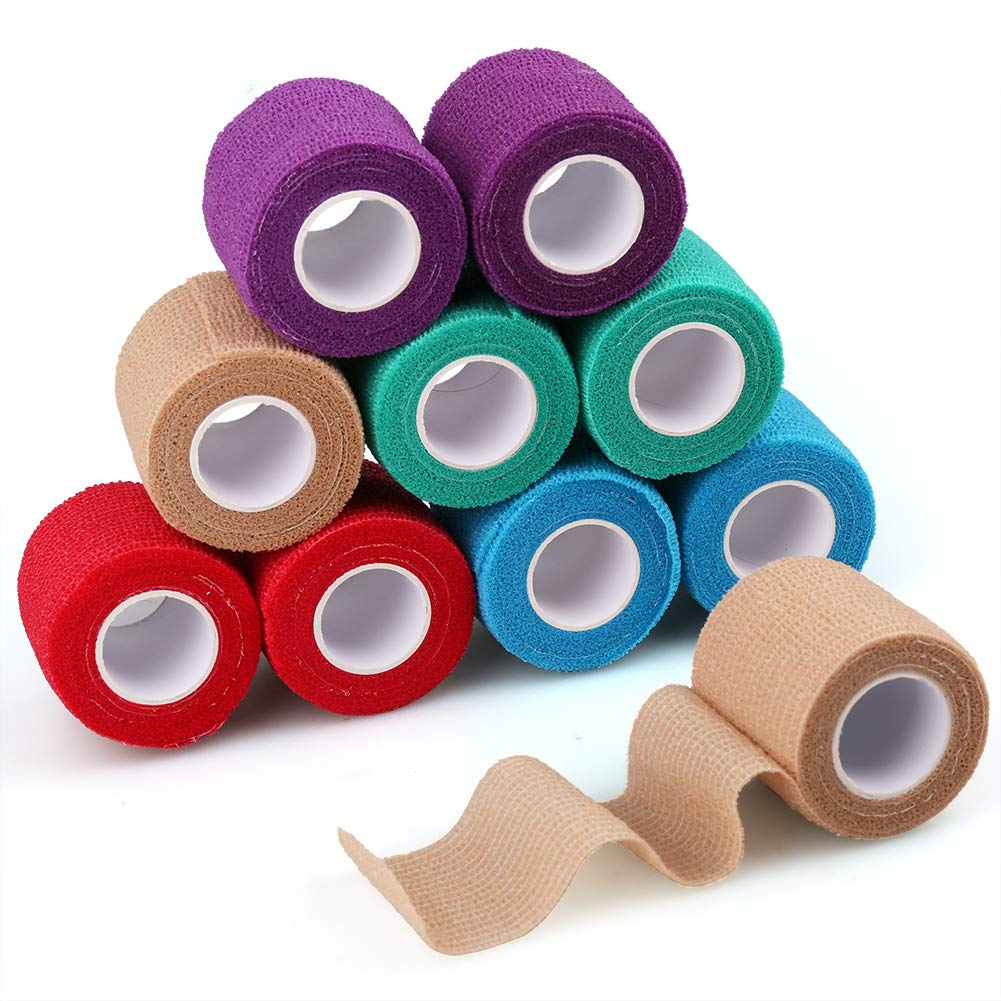 Vet Wrap for Dogs Horses Cats, Self-Adhesive Cohesive Wrap Bandage Tape by LotFa