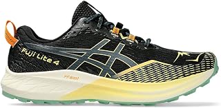 ASICS Fuji Lite 4, Men's Trainers, Black Magnetic Blue, 48 EU