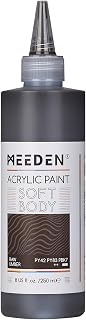MEEDEN Raw Umber Acrylic Paint: Matte Finish 250ml/8.45oz Soft Body