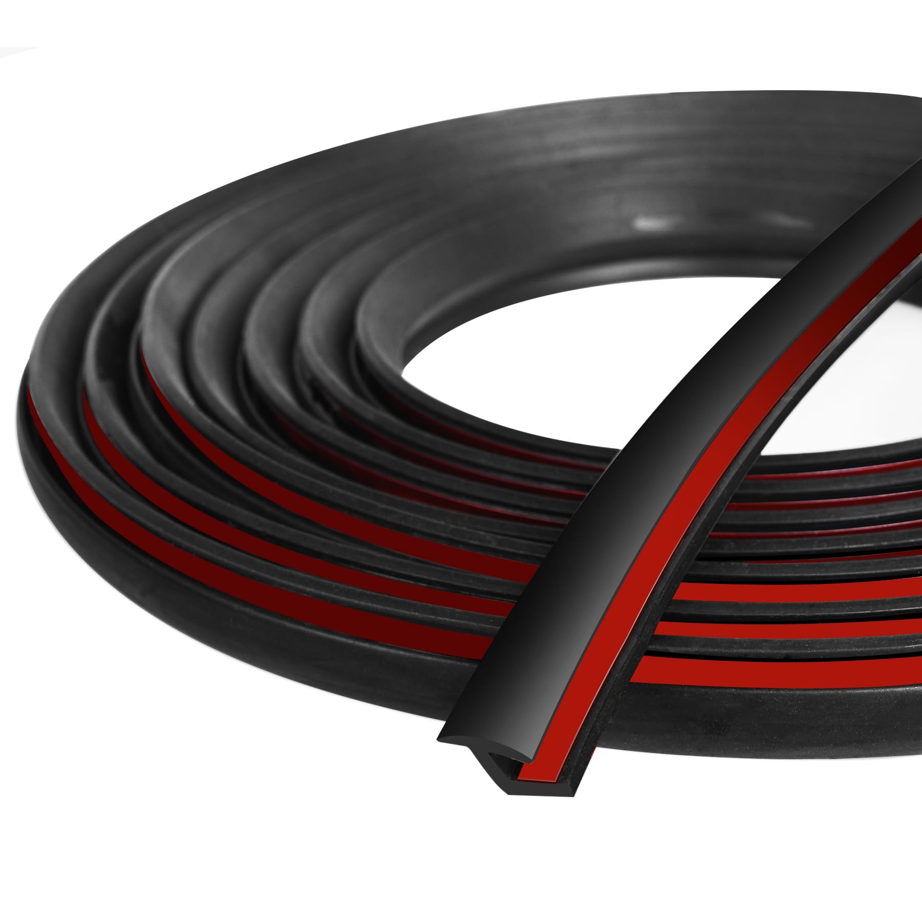 MYFAMIREA Fender Flare Edge Trims, 33Ft EPDM Fender Flares Rubber Seal for Car a