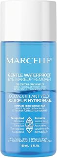 Marcelle Gentle Eye Makeup Remover Lotion, Waterproof Makeup Removal, with Eye Contour Care Complex, for Sensitive Eyes, Hypoallergenic, Fragrance-Free, Cruelty-Free, Paraben-Free, 150 mL