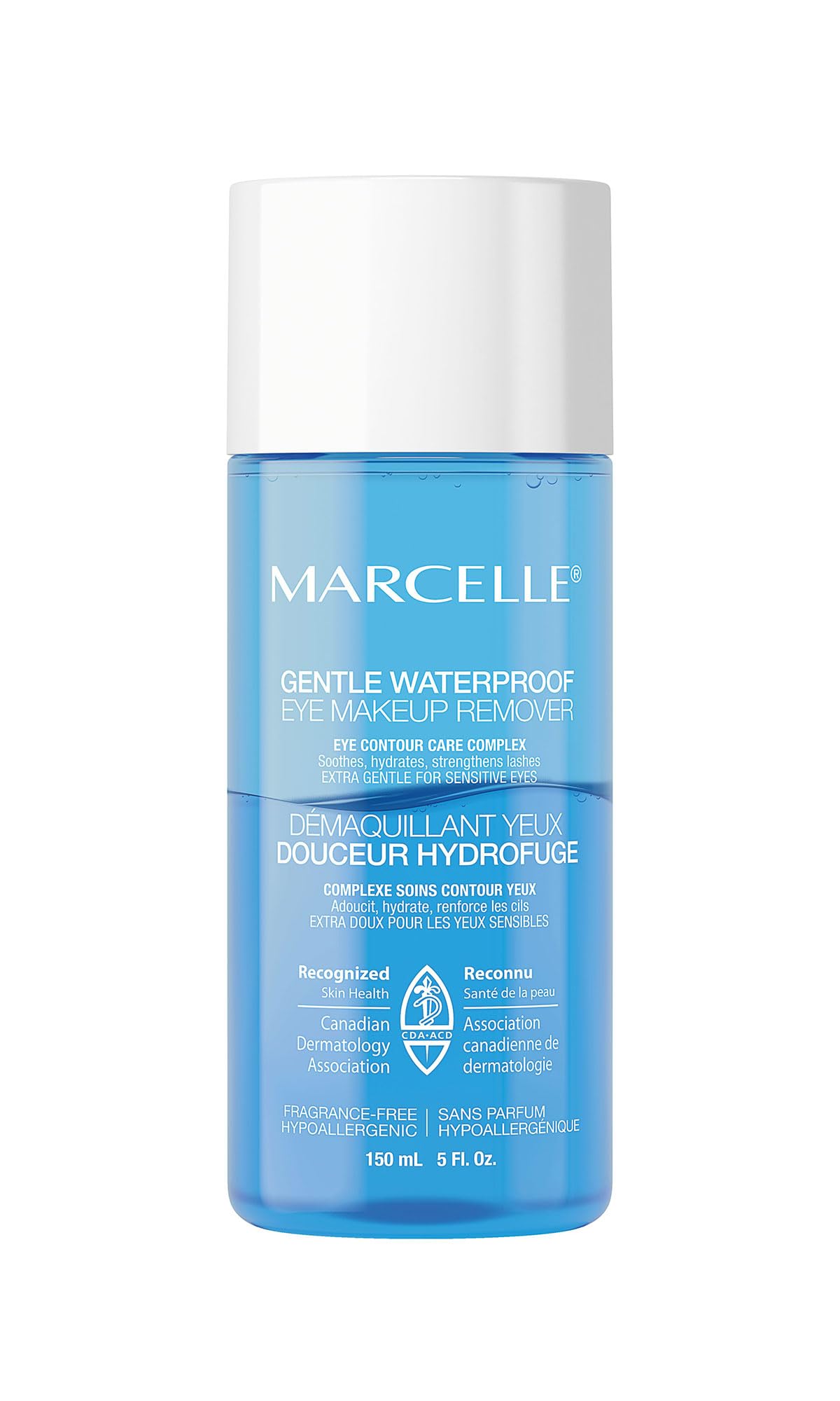 Marcelle Gentle Eye Makeup Remover Lotion, Waterproof Makeup Removal, with Eye C
