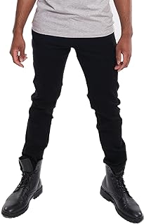 Kenneth Cole REACTION Mens Slim Fit Jeans, 2 Way Stretch Jeans, Slim Fit 5 Pockets, Stretch Denim Pants for Men