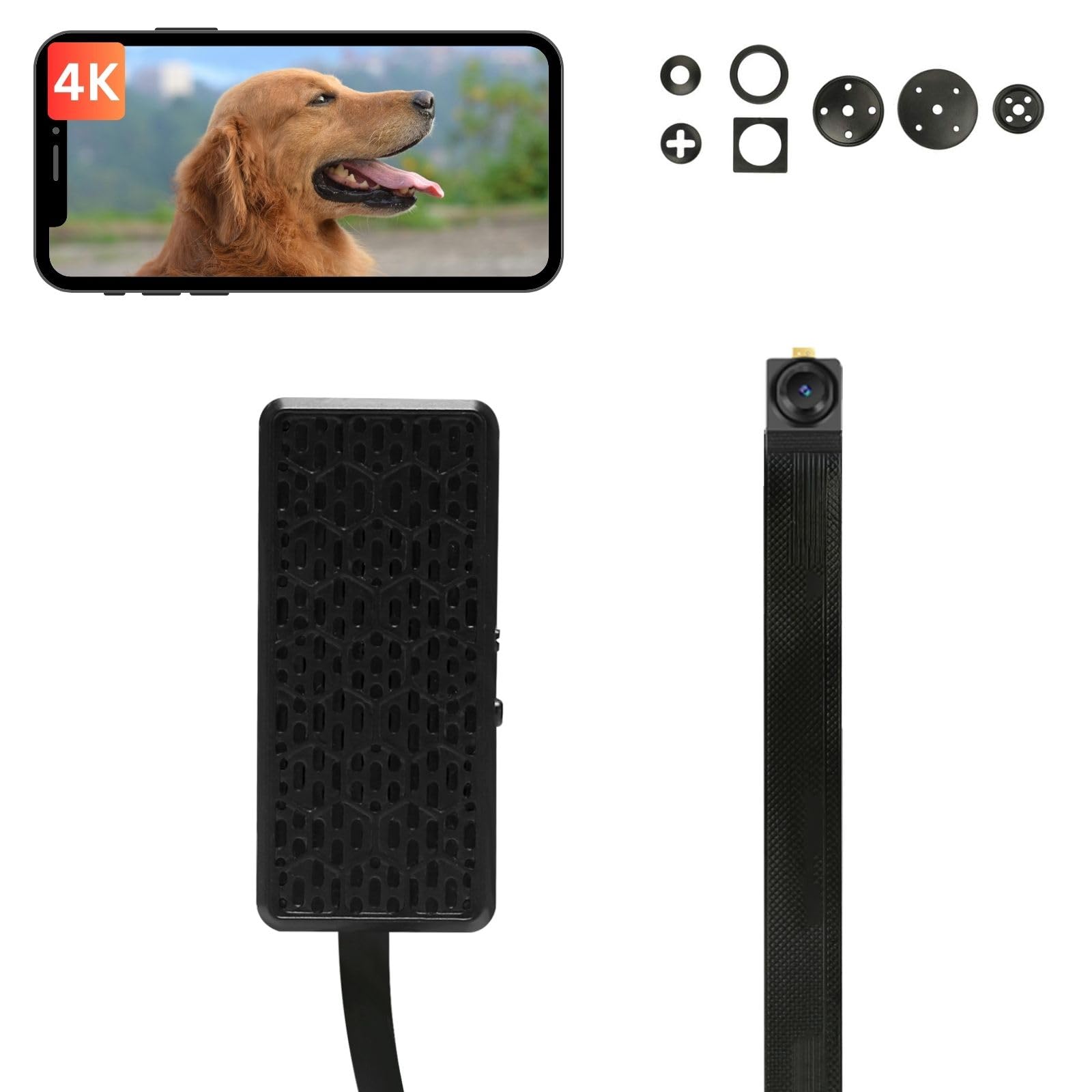 XXAXX WiFi 4K Ultra HD Camera, Video Cam with Detection, App Control, Cloud & SD