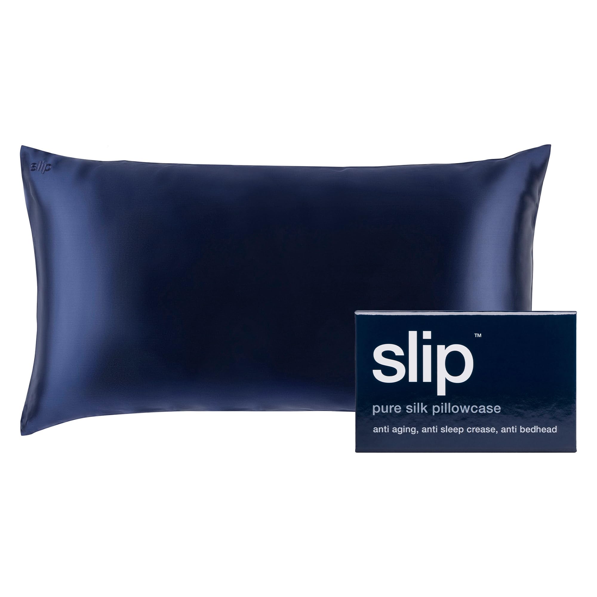 slip King Pure Silk Pillow Case - 100% Pure 22 Momme Mulberry Silk- King Size St