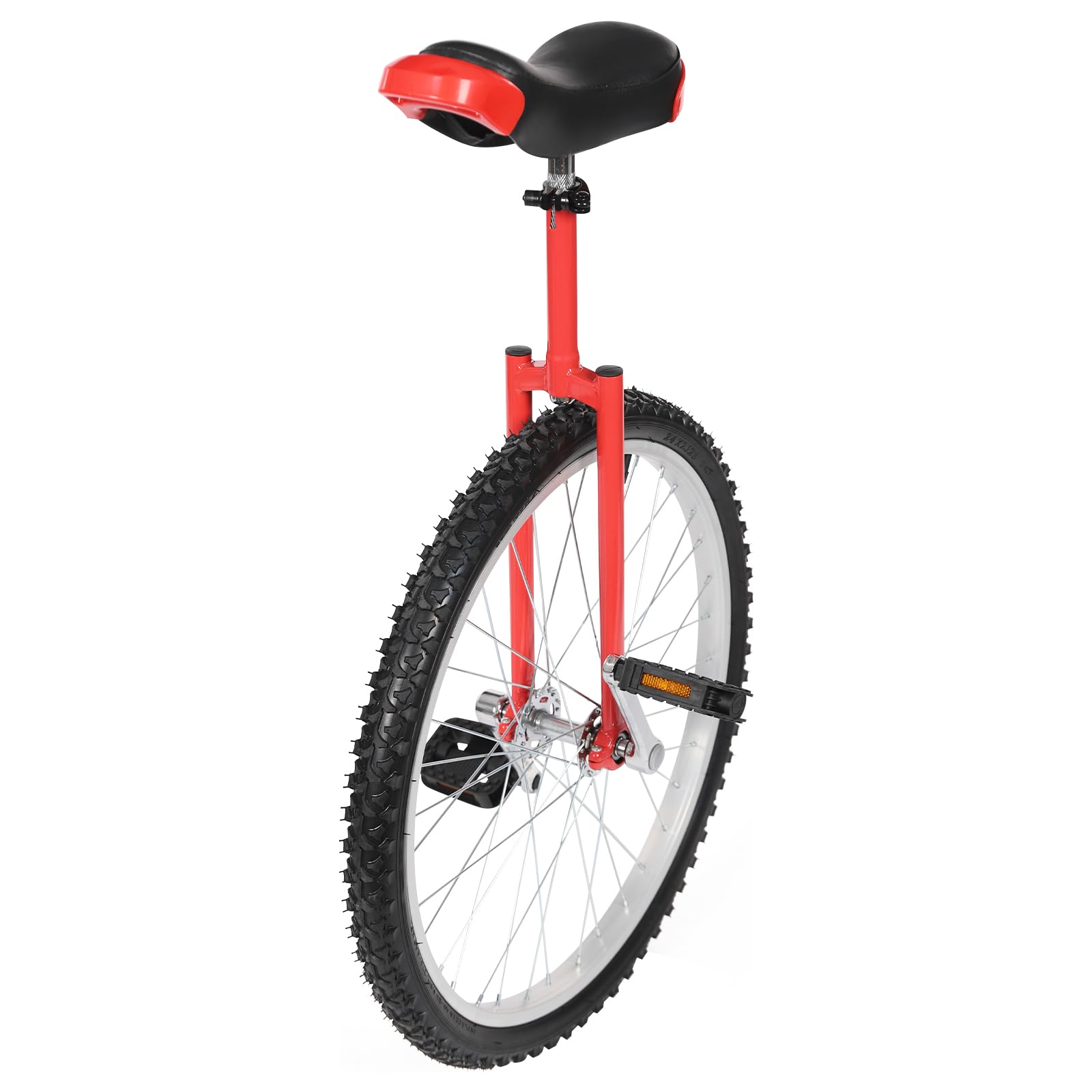 SHONFYVS 24In Unicycle Fitness Bicycle Training Balance Bike Adjustable Height E