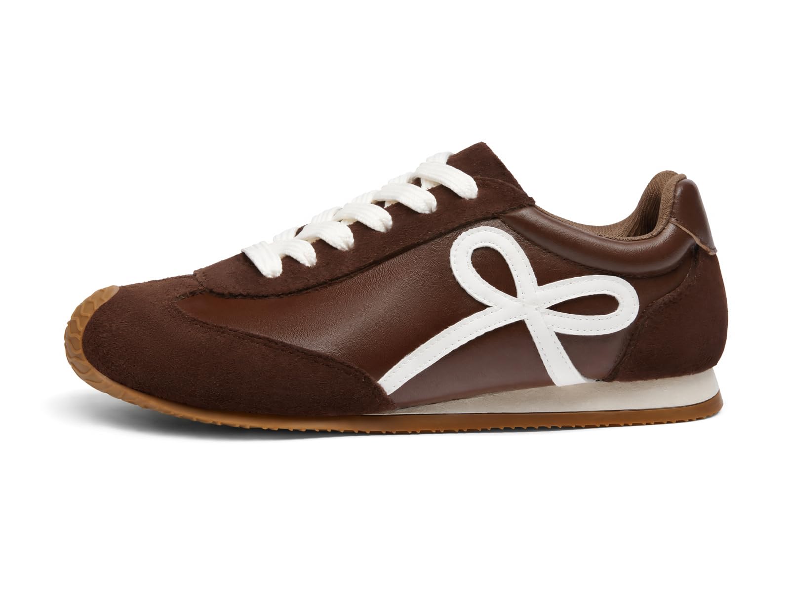 Coutgo Scarpe da ginnastica da donna, con lacci, alla moda