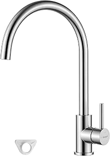GRIFEMA Stainless Steel Kitchen Sink Tap, High Spout 360°