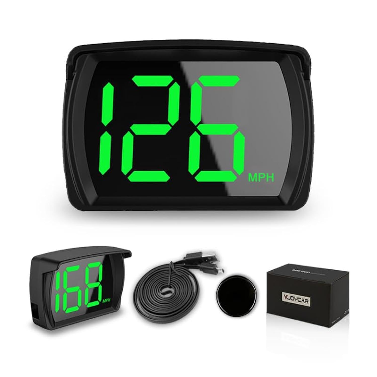 VJOYCAR New Speedometer HUD GPS Digital Speed Meter MPH Speedo Head Up Display f