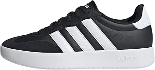 adidas Men's Barreda Sneaker, Black/White/Black, 10.5
