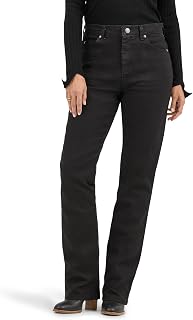 Lee Jeans da Donna Relaxed Fit Straight Leg, Nero, 42^44