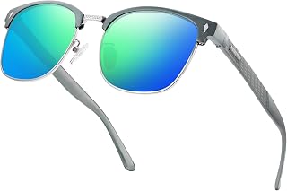BIRCEN Mens Polarized Sunglasses for Driving: Metal Glasses UV Protection