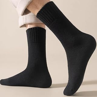 1 Pair Winter TIHIC Plush Over Knee Socks Anti-Slip Warm Thick Stockings Warm Socks for Various Occasions