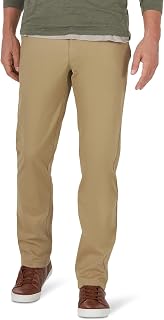 Lee - Extreme Motion Flat Front Slim Straight Pant, Men's Casual Trousers