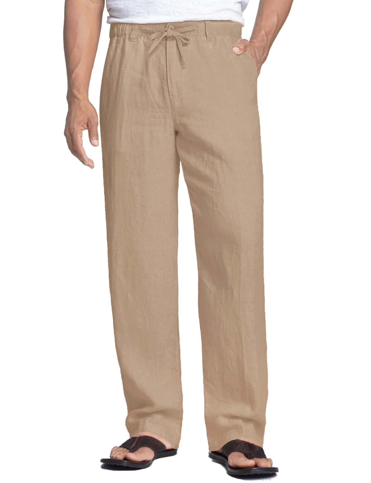 Coofandy Pantalones Rectos Casuales para Hombre