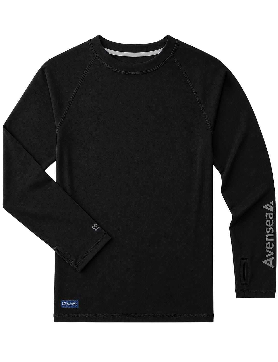 Boys UPF 50+ Rash Guard, Long Sleeve Cooling Swim Shirt for Kids