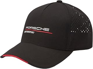 Porsche Motorsport Hat | Snapback closure, Large HD print team logo on the front panel, Motorsport branded fastening at the back, Officially licensed