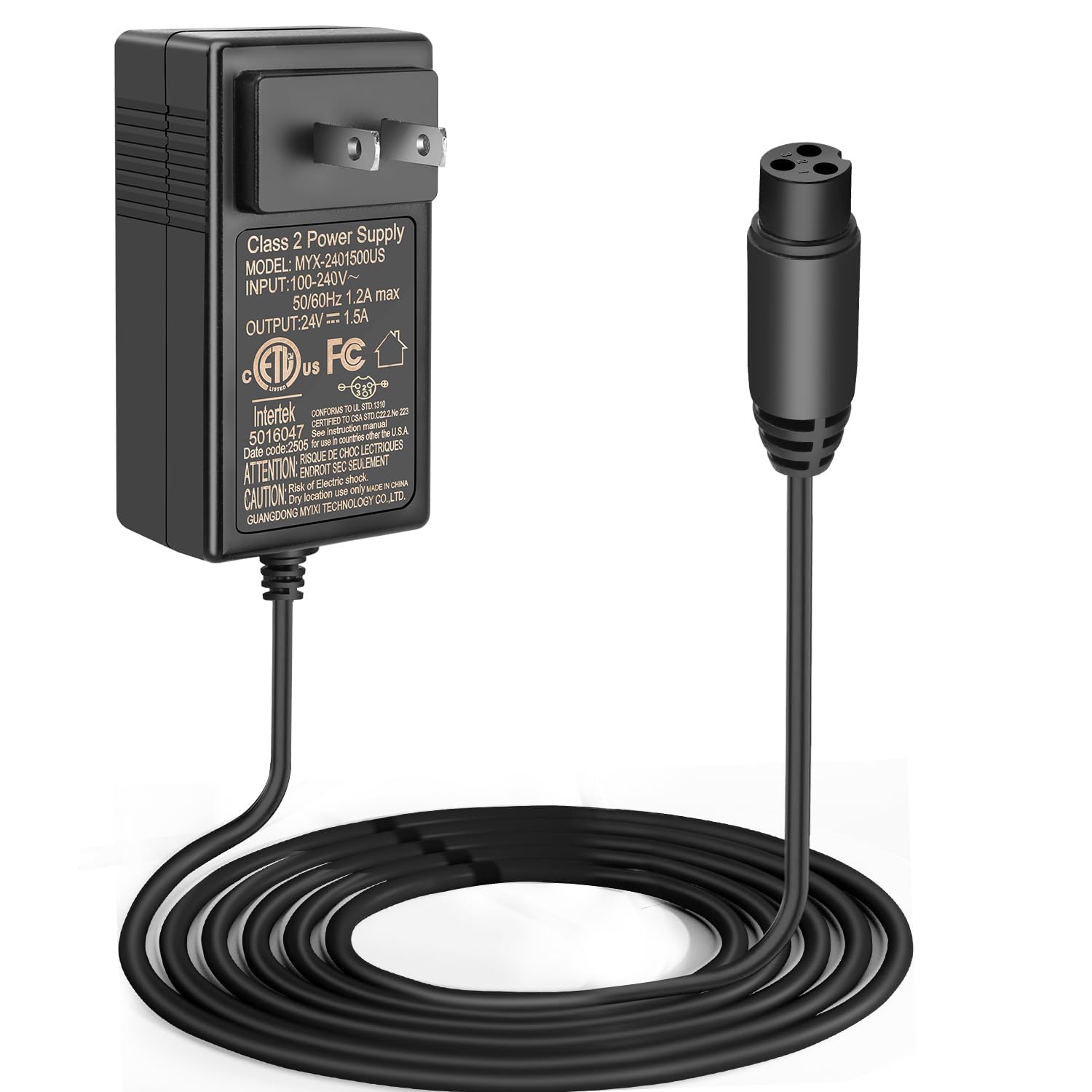 EGK 24V Replacement 6.6FT Charger for Razor MX350 MX400 E300 E200 E150 E125 E100