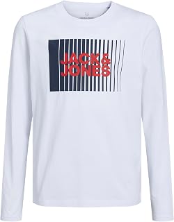 Jack & Jones Jjecorp Logo Tee Play LS O-Neck Noos Jnr Men's T-Shirt (Pack of 1)