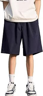 Y2K Women's Cargo Shorts Loose Knee Length Athletic Pockets Hiking Waterproof Black Pants Men Summer Clothes